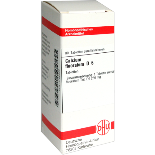 Verpackungsbild(Packshot) von CALCIUM FLUORATUM D 6 Tabletten