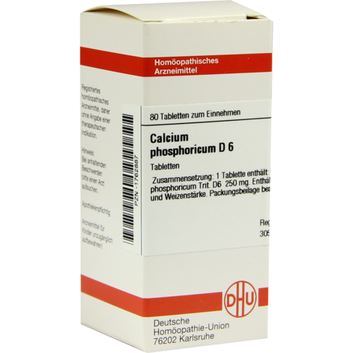 Verpackungsbild(Packshot) von CALCIUM PHOSPHORICUM D 6 Tabletten