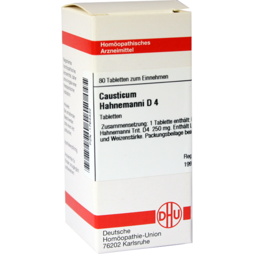 Verpackungsbild(Packshot) von CAUSTICUM HAHNEMANNI D 4 Tabletten