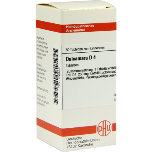 Verpackungsbild(Packshot) von DULCAMARA D 4 Tabletten