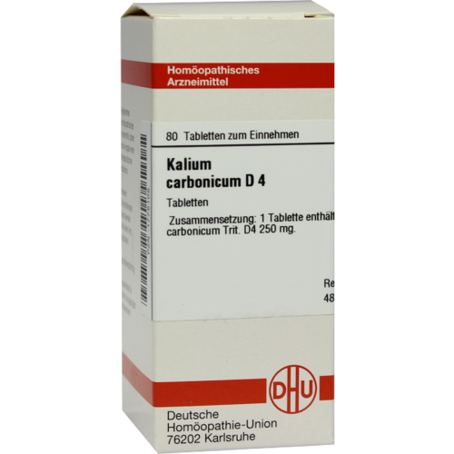 Verpackungsbild(Packshot) von KALIUM CARBONICUM D 4 Tabletten