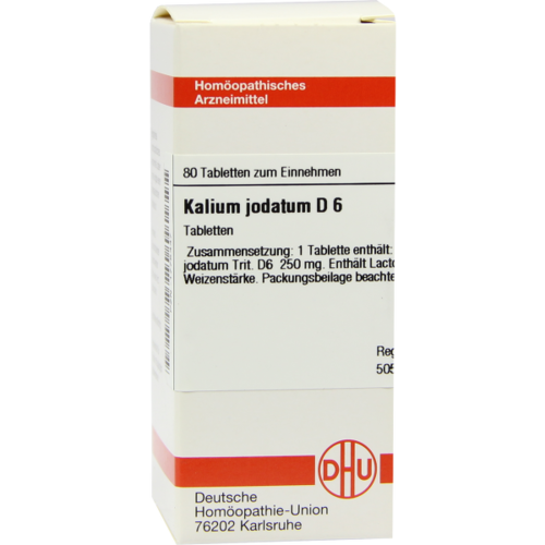 Verpackungsbild(Packshot) von KALIUM JODATUM D 6 Tabletten