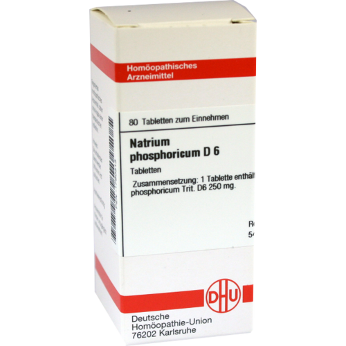 Verpackungsbild(Packshot) von NATRIUM PHOSPHORICUM D 6 Tabletten