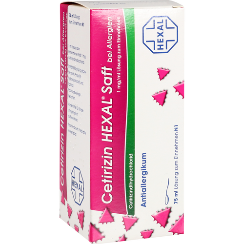 Verpackungsbild(Packshot) von CETIRIZIN HEXAL Saft bei Allergien