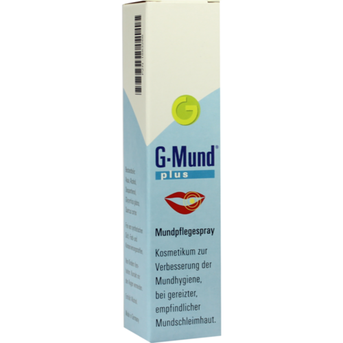 Verpackungsbild(Packshot) von G MUND plus Mundpflegespray