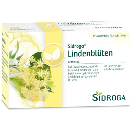 Verpackungsbild(Packshot) von SIDROGA Lindenblüten Tee Filterbeutel