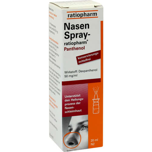 Verpackungsbild(Packshot) von NASENSPRAY-ratiopharm Panthenol