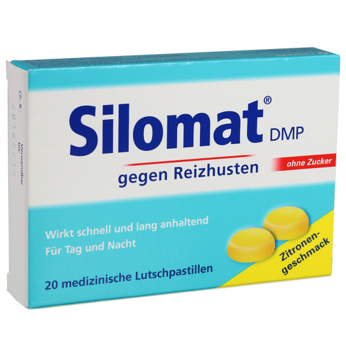 Verpackungsbild(Packshot) von SILOMAT DMP Lutschpastillen