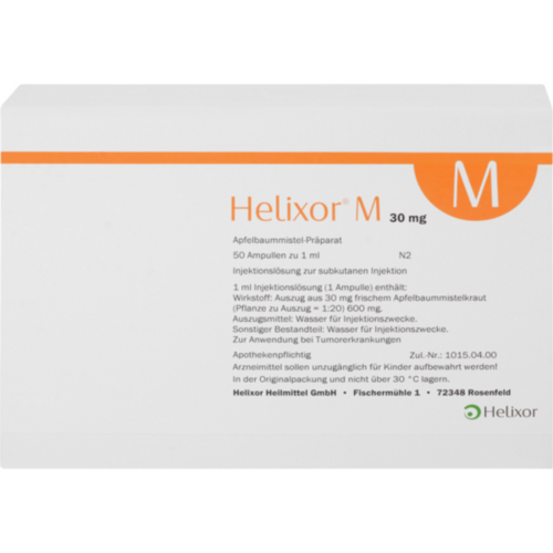 Verpackungsbild(Packshot) von HELIXOR M Ampullen 30 mg