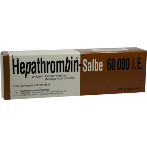 Verpackungsbild(Packshot) von HEPATHROMBIN 60.000 Salbe