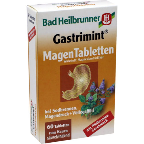 Verpackungsbild(Packshot) von BAD HEILBRUNNER Gastrimint Magen Tabletten