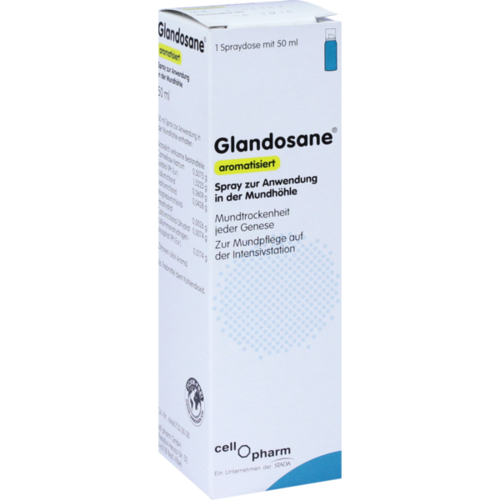 Verpackungsbild(Packshot) von GLANDOSANE aromatisiert Spray z.Anw.i.d.Mundhöhle