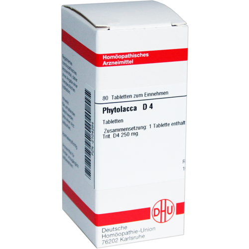 Verpackungsbild(Packshot) von PHYTOLACCA D 4 Tabletten
