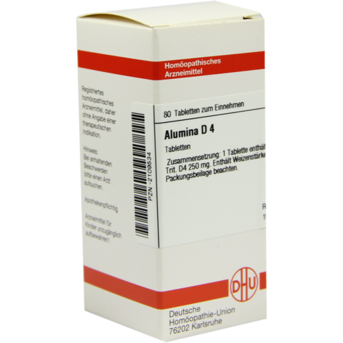 Verpackungsbild(Packshot) von ALUMINA D 4 Tabletten