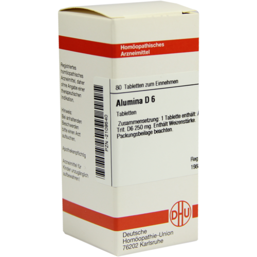 Verpackungsbild(Packshot) von ALUMINA D 6 Tabletten