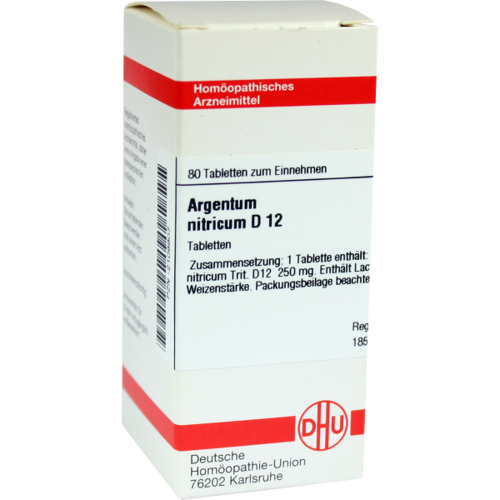 Verpackungsbild(Packshot) von ARGENTUM NITRICUM D 12 Tabletten