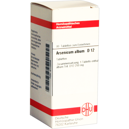 Verpackungsbild(Packshot) von ARSENICUM ALBUM D 12 Tabletten