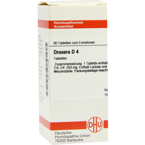 Verpackungsbild(Packshot) von DROSERA D 4 Tabletten