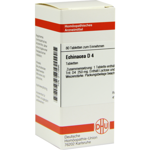 Verpackungsbild(Packshot) von ECHINACEA HAB D 4 Tabletten