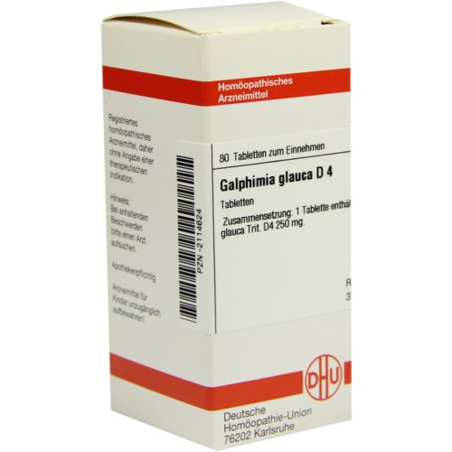 Verpackungsbild(Packshot) von GALPHIMIA GLAUCA D 4 Tabletten