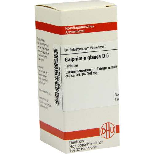 Verpackungsbild(Packshot) von GALPHIMIA GLAUCA D 6 Tabletten