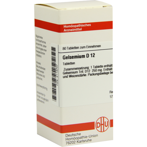 Verpackungsbild(Packshot) von GELSEMIUM D 12 Tabletten