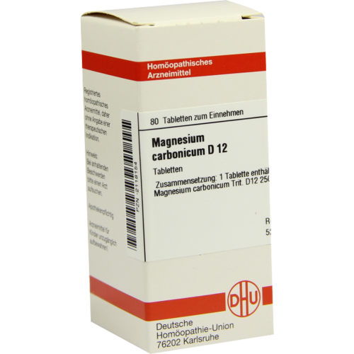 Verpackungsbild(Packshot) von MAGNESIUM CARBONICUM D 12 Tabletten