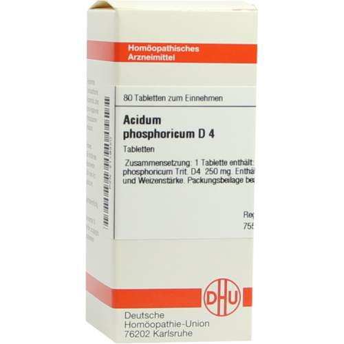 Verpackungsbild(Packshot) von ACIDUM PHOSPHORICUM D 4 Tabletten