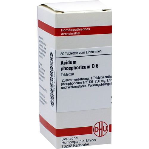 Verpackungsbild(Packshot) von ACIDUM PHOSPHORICUM D 6 Tabletten
