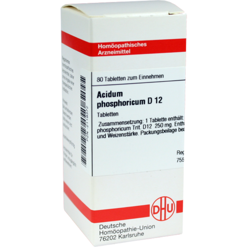 Verpackungsbild(Packshot) von ACIDUM PHOSPHORICUM D 12 Tabletten
