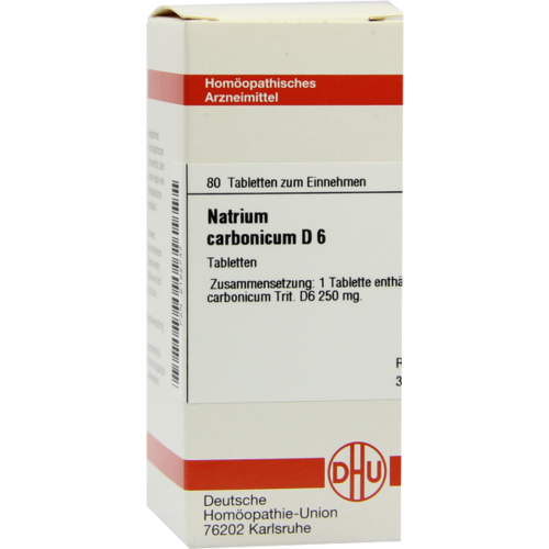 Verpackungsbild(Packshot) von NATRIUM CARBONICUM D 6 Tabletten