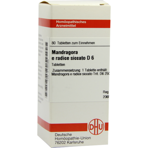 Verpackungsbild(Packshot) von MANDRAGORA E radice siccata D 6 Tabletten