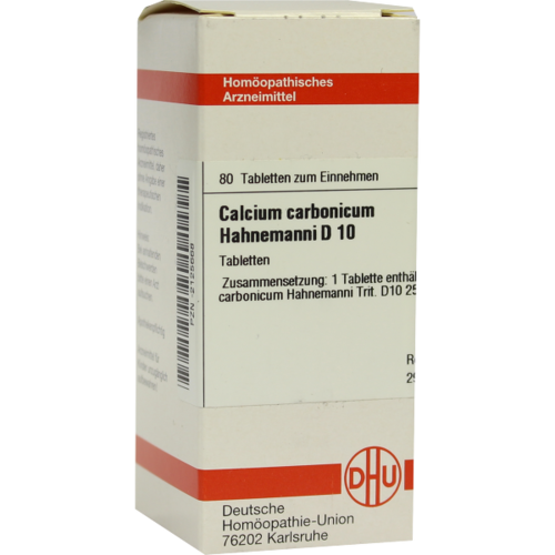 Verpackungsbild(Packshot) von CALCIUM CARBONICUM Hahnemanni D 10 Tabletten