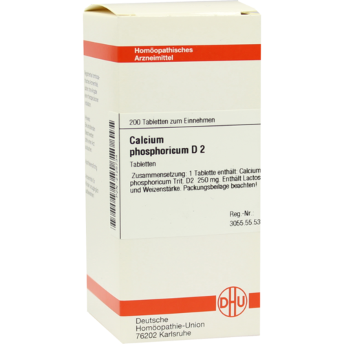 Verpackungsbild(Packshot) von CALCIUM PHOSPHORICUM D 2 Tabletten
