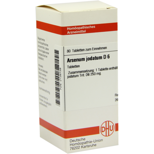 Verpackungsbild(Packshot) von ARSENUM JODATUM D 6 Tabletten