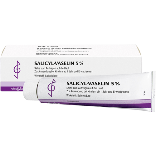 Verpackungsbild(Packshot) von SALICYL VASELIN 5% Salbe