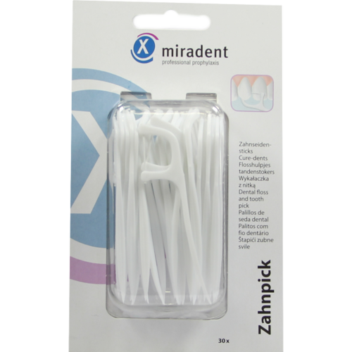Verpackungsbild(Packshot) von MIRADENT Zahnpick Zahnseidensticks