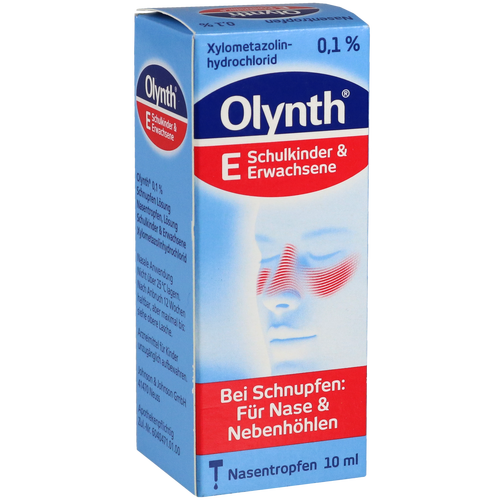 Verpackungsbild(Packshot) von OLYNTH 0,1% für Erwachsene Nasentropfen