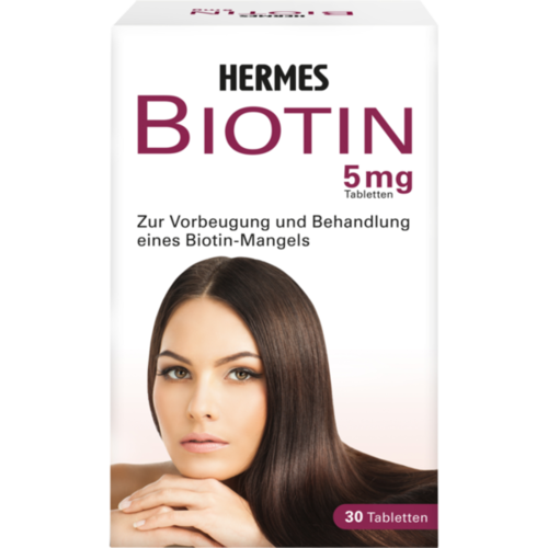 Verpackungsbild(Packshot) von BIOTIN HERMES 5 mg Tabletten