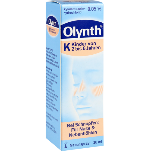 Verpackungsbild(Packshot) von OLYNTH 0,05% für Kinder Nasendosierspray