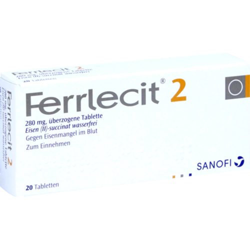 Verpackungsbild(Packshot) von FERRLECIT 2 überzogene Tabletten