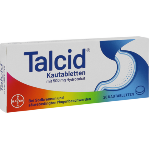 Verpackungsbild(Packshot) von TALCID Kautabletten