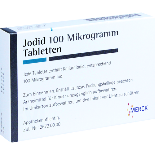 Verpackungsbild(Packshot) von JODID 100 Tabletten