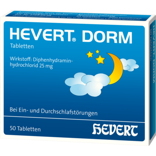 Verpackungsbild(Packshot) von HEVERT DORM Tabletten