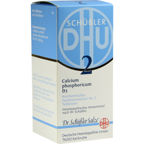 Verpackungsbild(Packshot) von BIOCHEMIE DHU 2 Calcium phosphoricum D 3 Tabletten