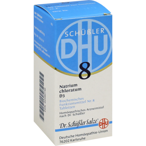 Verpackungsbild(Packshot) von BIOCHEMIE DHU 8 Natrium chloratum D 3 Tabletten