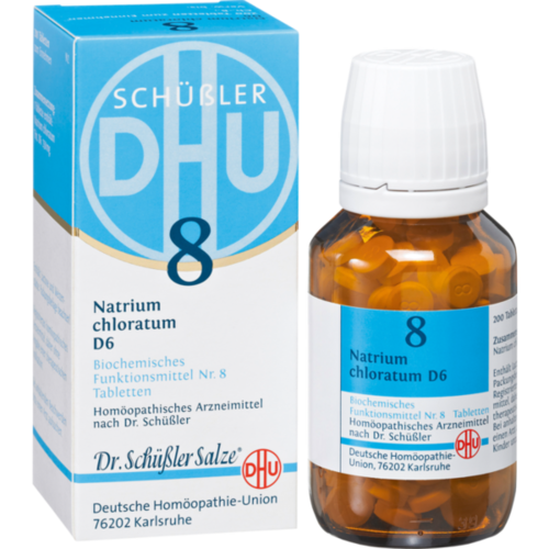Verpackungsbild(Packshot) von BIOCHEMIE DHU 8 Natrium chloratum D 6 Tabletten