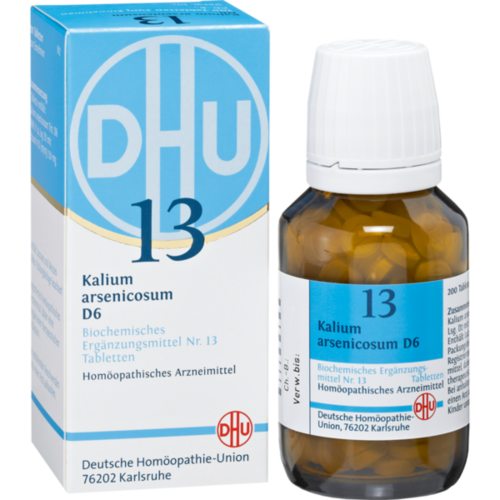 Verpackungsbild(Packshot) von BIOCHEMIE DHU 13 Kalium arsenicosum D 6 Tabletten