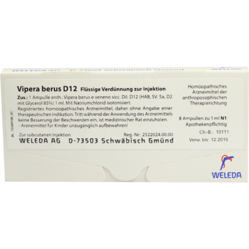 Verpackungsbild(Packshot) von VIPERA BERUS D 12 Ampullen