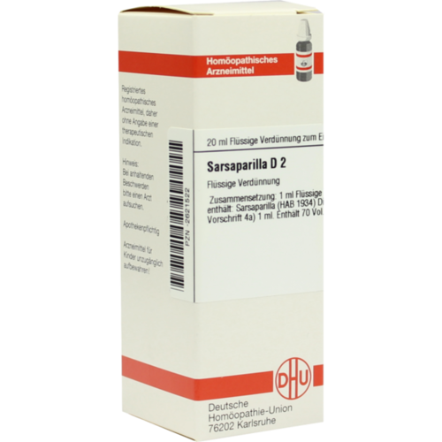 Verpackungsbild(Packshot) von SARSAPARILLA D 2 Dilution
